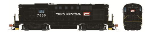 Rapido Trains 31533 Penn Central (ex-PRR with red "P") Diesel Locomotive Alco RS-11 (DCC w/Sound)