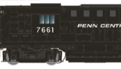 Rapido Trains 31034 Penn Central (ex-NH) Diesel Locomotive Alco RS-11 (DC Silent)