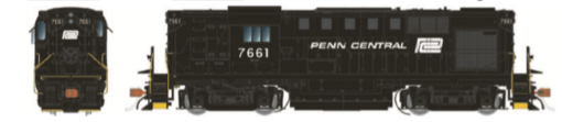 Rapido Trains 31034 Penn Central (ex-NH) Diesel Locomotive Alco RS-11 (DC Silent)