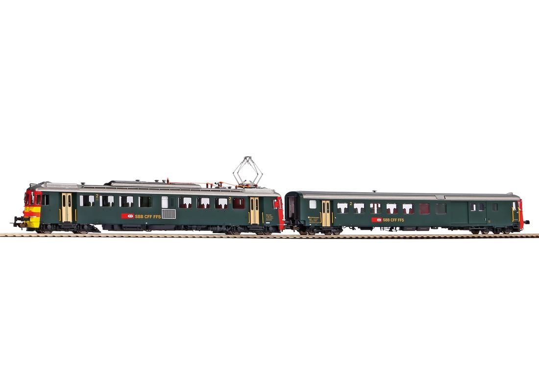 Piko 96832  Electric Railcar set RBe 4/4 Seetal w/control car, SBB