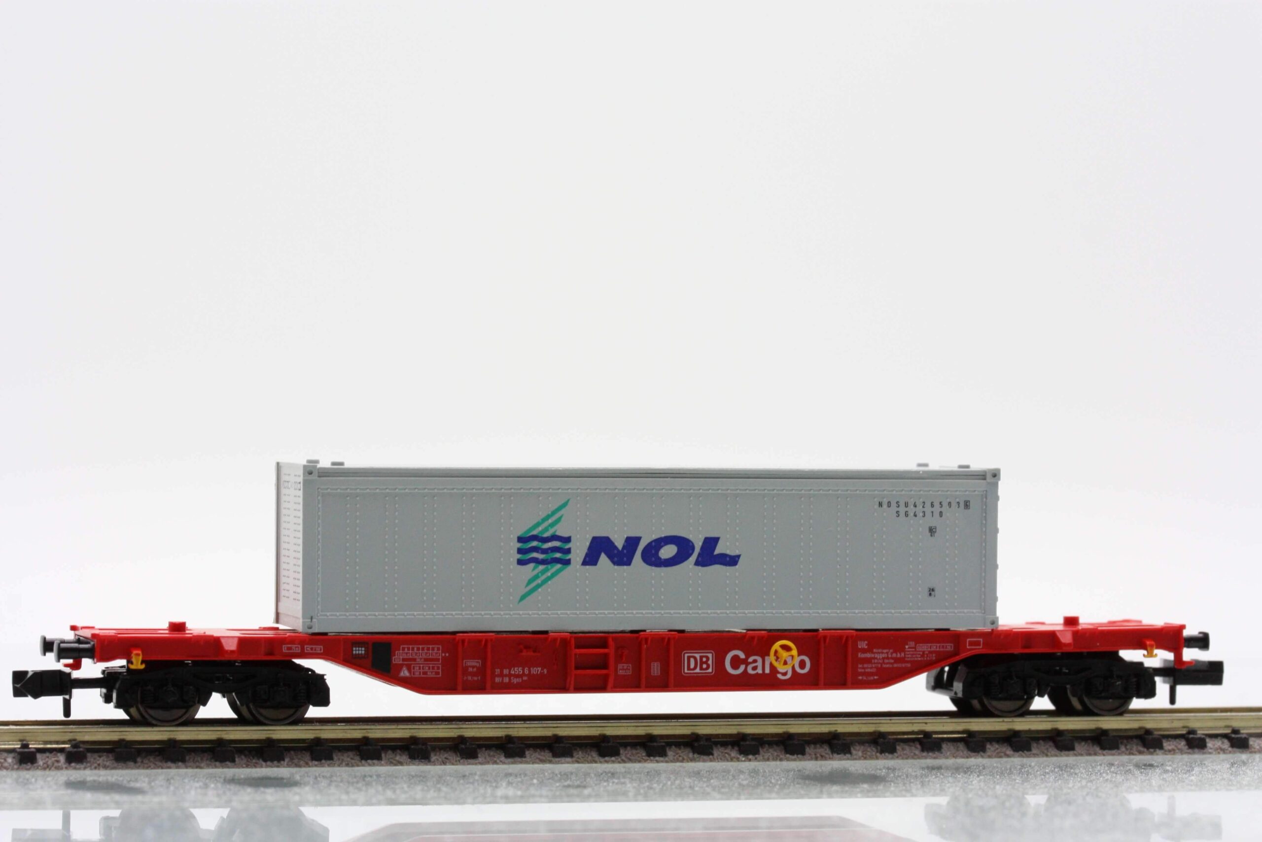 Fleischmann 8248  Container carrier wagon type Sgns, "DB CARGO"