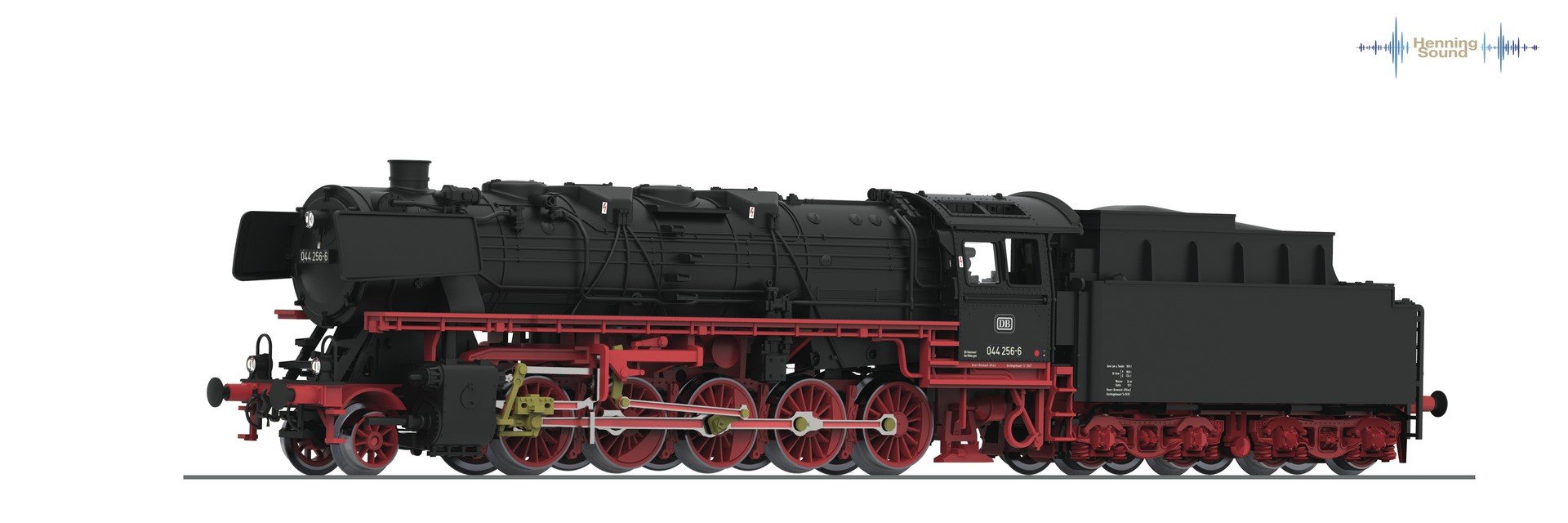 Fleischmann 714471  Steam locomotive class 044 with coal tender, DB (DCC w/Sound)