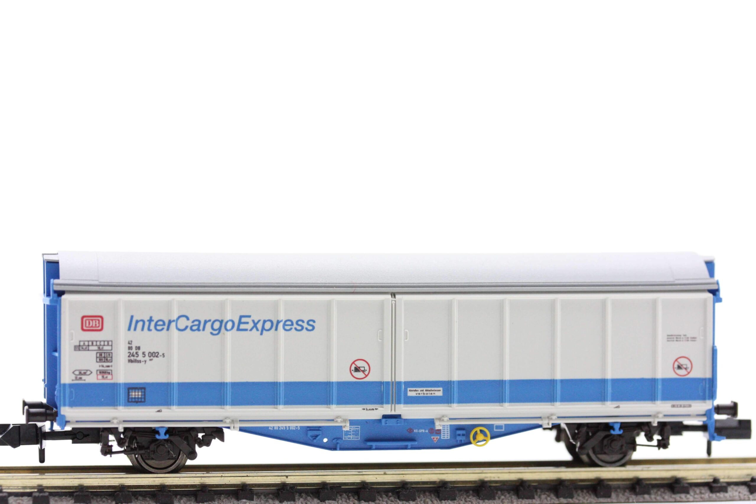 Fleischmann 8370  Sliding-wall wagon "InterCargoExpress", DB