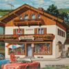 Kibri 8036  Alpine Inn Hotel Erika With Souvenir Shop and Garage
