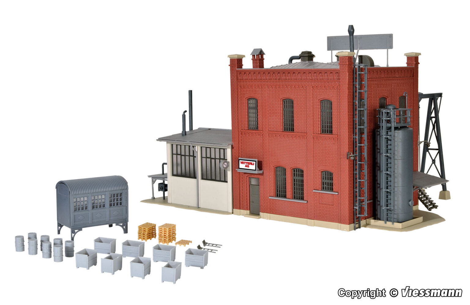 Kibri 39813  HO Factory with annex