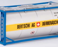 B-Models LT224  20' Tank Container "BERTSCHI AG" Decorative Only