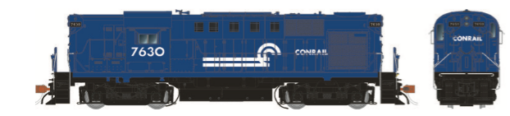 Rapido Trains 31004 Conrail (Blue) Diesel Locomotive Alco RS-11 (DC Silent)
