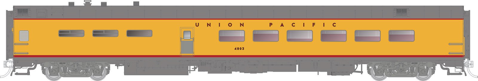 Rapido Trains 124058 Pullman-Standard Lightweight Dining Car Union Pacific