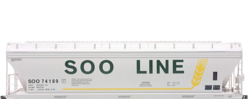 InterMountain Railway 47056-18  SOO LINE  ACF 4650 Cu. Ft. 3-Bay Hopper