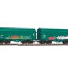 Piko 58379  2 Piece Set  Sliding tarp wagon of the FS