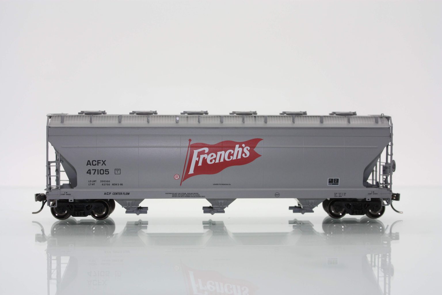 InterMountain Railway 47085-06 French's ACF 4650 Cu. Ft. 3-Bay Hopper