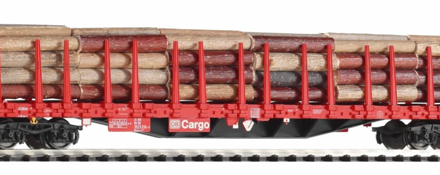 Piko 54339  Stake Wagon w/log load, DB AG