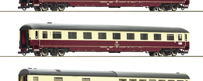 Roco 74096 3 piece set 2: Auto-train “Christoforus-Express”, DB