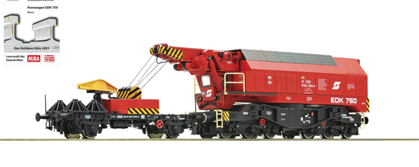 Roco 79036 Slewing railway crane for digital operation, ÖBB (AC Digital/Sound)