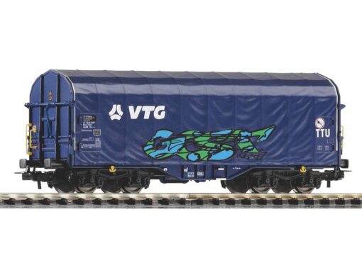 Piko 58965 Sliding Tarp Wagon w/graffiti "VTG"