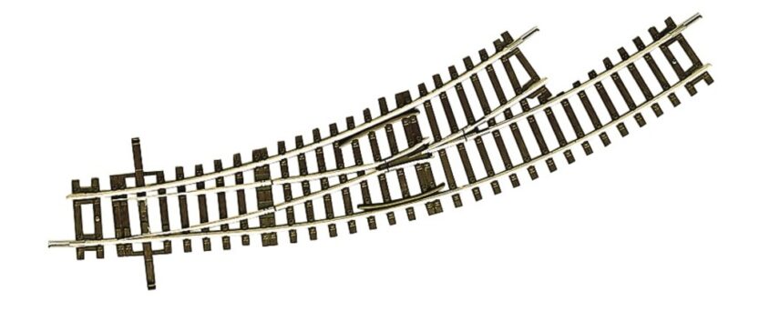 Roco 42464 HO Curved turnout left BWl2/3