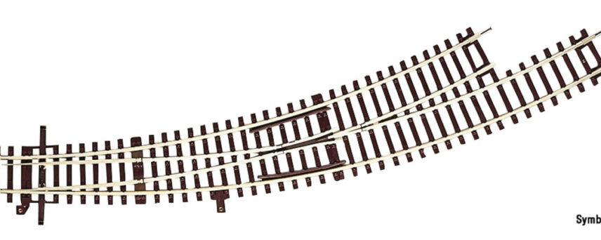Roco 42472 HO Curved turnout left BWl3/4
