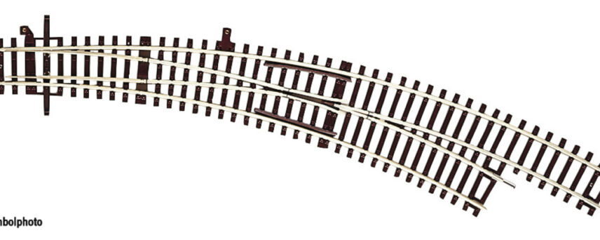 Roco 42473 HO Curved turnout right BWr3/4