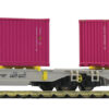 Fleischmann 825027  Articulated double pocket wagon T2000, AAE