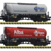 FLEISCHMANN 848904  2-piece set silo wagons, Rigips/Wascosa