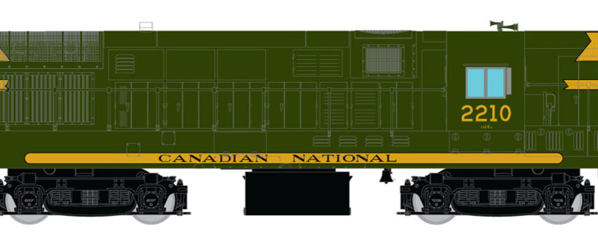 Rapido Trains 44528   Diesel Locomotive H-16-44 Canadian National (DCC w/Sound)
