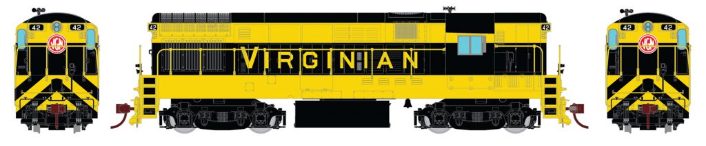 Rapido Trains 44524   Diesel Locomotive H-16-44 Virginian (DCC w/Sound)