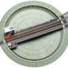 Roco 42615 H0 ROCO LINE turntable with electric below-baseboard propulsion mechanism and control unit