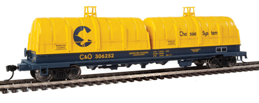 Walthers Proto 105215  50' Evans Cushion Coil Car, Chessie/C&O
