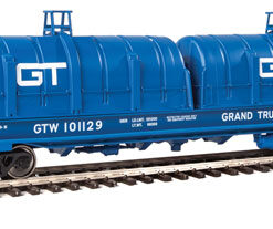 Walthers Proto 105223  50' Evans Cushion Coil Car, Grand Trunk Western