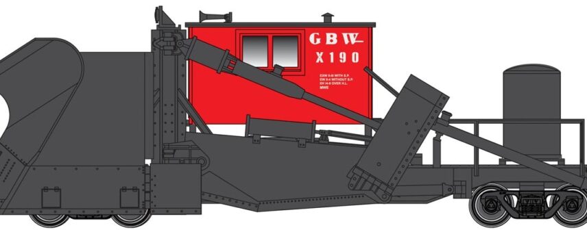 Walthers Proto 110122  Jordan Spreader, Green Bay & Western