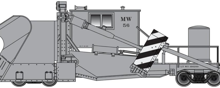 Walthers Proto 110124  Jordan Spreader, Maintenance of Way