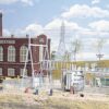Walthers Cornerstone 3025  Northern Light & Power Substation