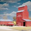 Walthers Cornerstone 3036   Farmers Cooperative Rural Grain Elevator