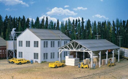 Walthers Cornerstone 3059   Planing Mill and Shed