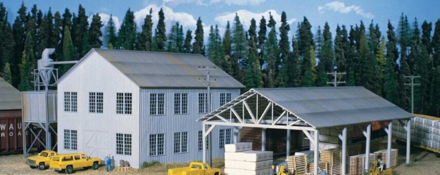 Walthers Cornerstone 3059   Planing Mill and Shed