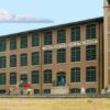 Walthers Cornerstone 3189  Fireproof Storage and Transfer Background Building