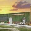 Walthers Cornerstone 3191   Lauston Shipping Background Building