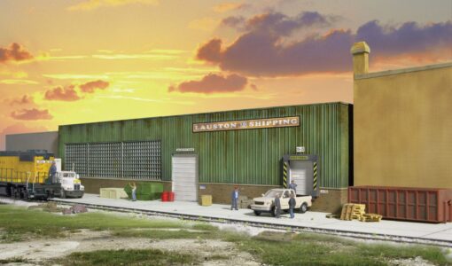 Walthers Cornerstone 3191   Lauston Shipping Background Building