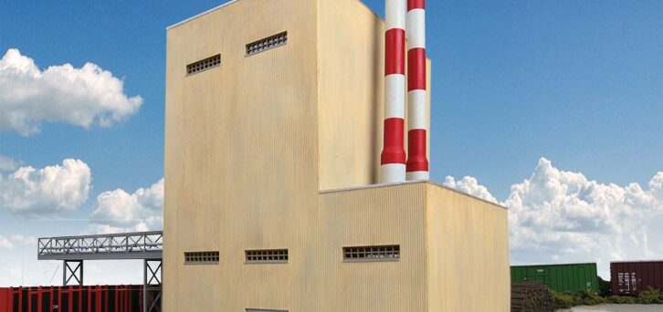 Walthers Cornerstone 3901   Recovery Boiler House - Superior Paper