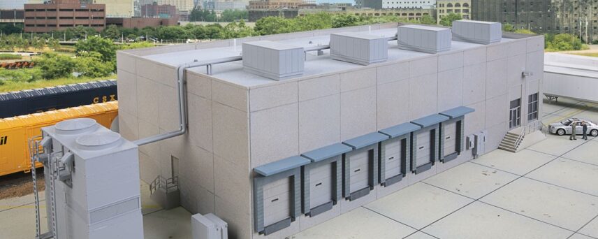 Walthers Cornerstone 4069   Modern Cold Storage Warehouse