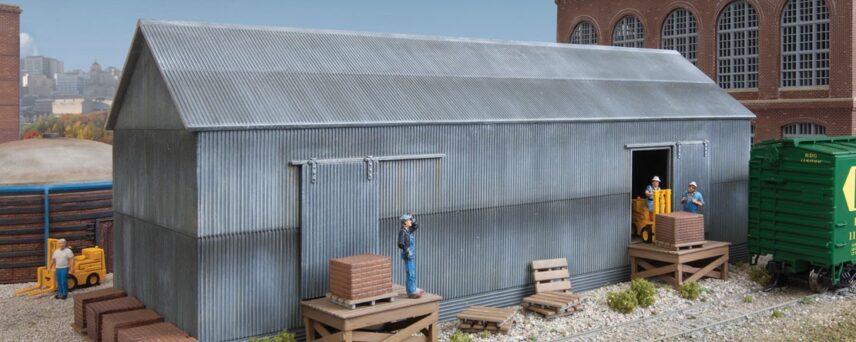 Walthers Cornerstone 4101 Brickworks Storage Building
