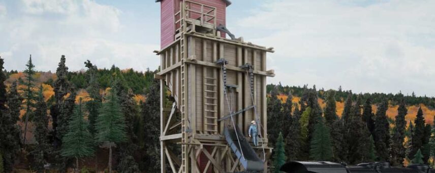 Walthers Cornerstone 4202   Small Wood Coaling Station