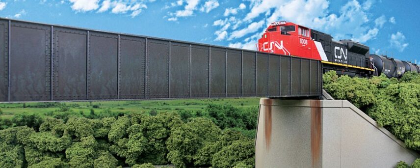 Walthers Cornerstone 4503   90' Single-Track Railroad Through Girder Bridge