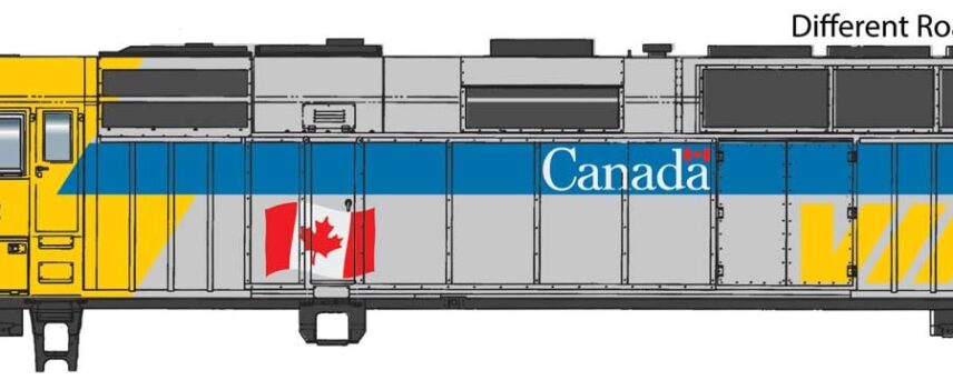 Walthers Mainline 19470  EMD F40PH Phase IIb, VIA Rail (DCC w/Sound)