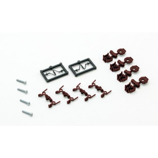 Micro Trains 122301   N True Scale Long Shank Brown Coupler (2 pr)
