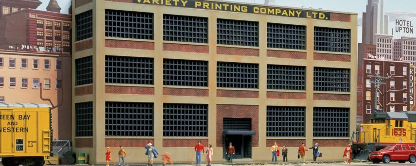 Walthers Cornerstone 3161  Variety Printing Background Building