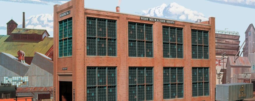 Walthers Cornerstone 3165  Shop Building No.1 Background Building