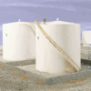 Walthers Cornerstone 3168  Tall Oil Storage Tank w/Berm