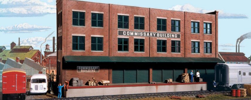 Walthers Cornerstone 3173 Commissary/Freight Transfer Background Building