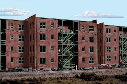 Walthers Cornerstone 3177  Parkview Terrace Background Building